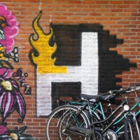 Graffiti on the Heesterveld Apartment complex near Bullewijk Metro Station