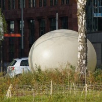 Energy collecting egg for the vegetable garden at Zuid