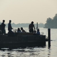 On the patio at the nieuwemeer