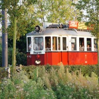 Historic tram on tour