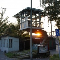 Train control house at the Historic Tram Museum