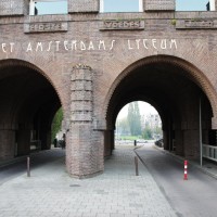 Bike through-way, Amsterdam Lyceum