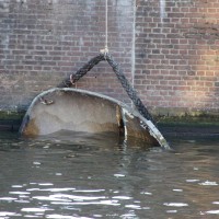 Sunken boat