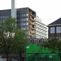 Amsterdam University building demolition project