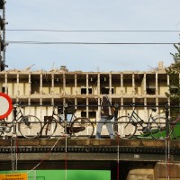 Amsterdam University building demolition project