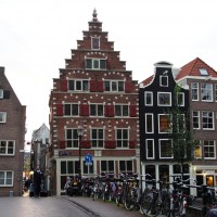 Beautiful architecture in the Red Light district