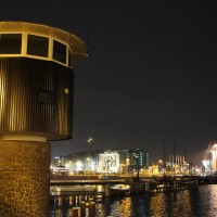 Bridge control tower near the Nemo and Scheepvaartmuseum