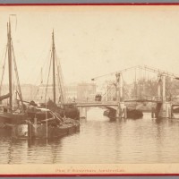 Magere brug photographed in 1870 by Pieter Oosterhuis