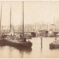 Magere brug and working boats, circa 1867