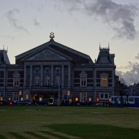 Impressive looking Concertgebouw (concert building) on Van Baerlestraat