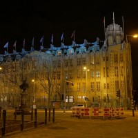 Grand Hotel Amrath building on the Prins Hendrikkade