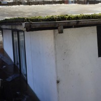 Resting on the canal floor, 6ft below.