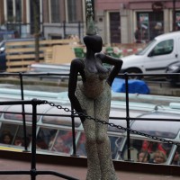 Statue on Fabrice's boat