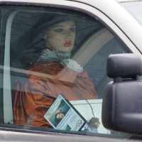 Car of Fabrice Hund, extraordinary Amsterdam artist.