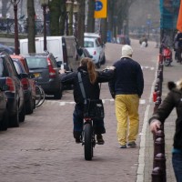German guy on his chopper bike