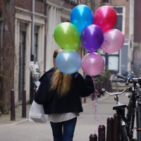 Heading off to Alycia's 10th birthday party