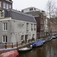 One of the few free-standing houses in Amsterdam