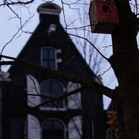 Birdhouse, canal house.
