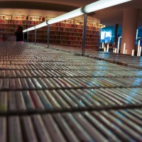 The library has a million cds and a million movies.