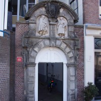 Entrance to a Hofje near Rembrandt's House.