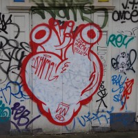 Heart grafitti on the Plantage Middenlaan