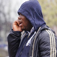 Tried to take a picture of a bicycle but this dude walked up and stood in front of it.