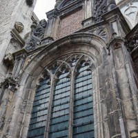 Detail of the Oudekerk, west side.
