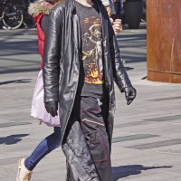 Interesting dude wandering the shopping street in Eindhoven