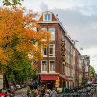 Autumn has arrived in Amsterdam and the Leidseplein area.